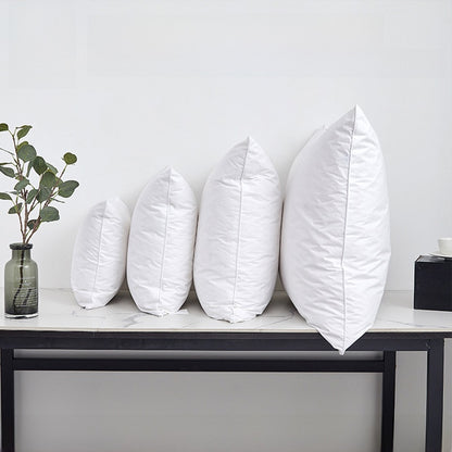 Cotton White Goose Feather Pillow Soft Comfortable Hotel Style