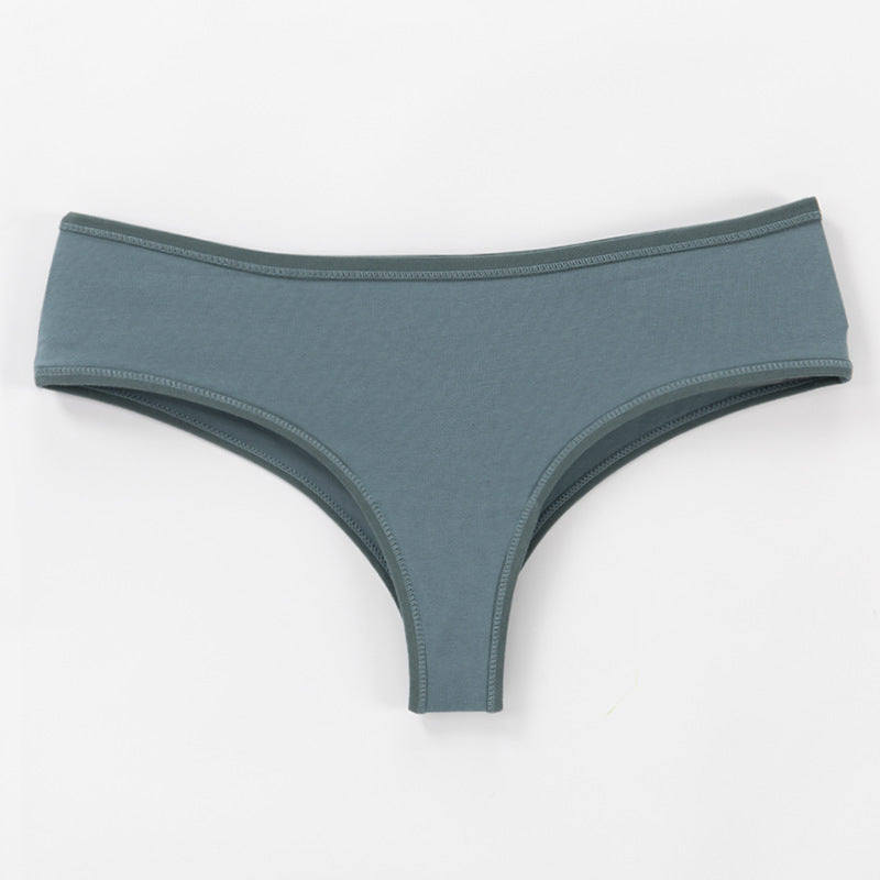 Cotton Women's Bikini Briefs Comfortable Low Waist Underwear