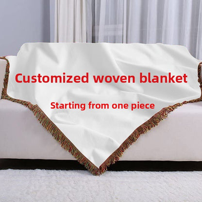 cotton woven blanket