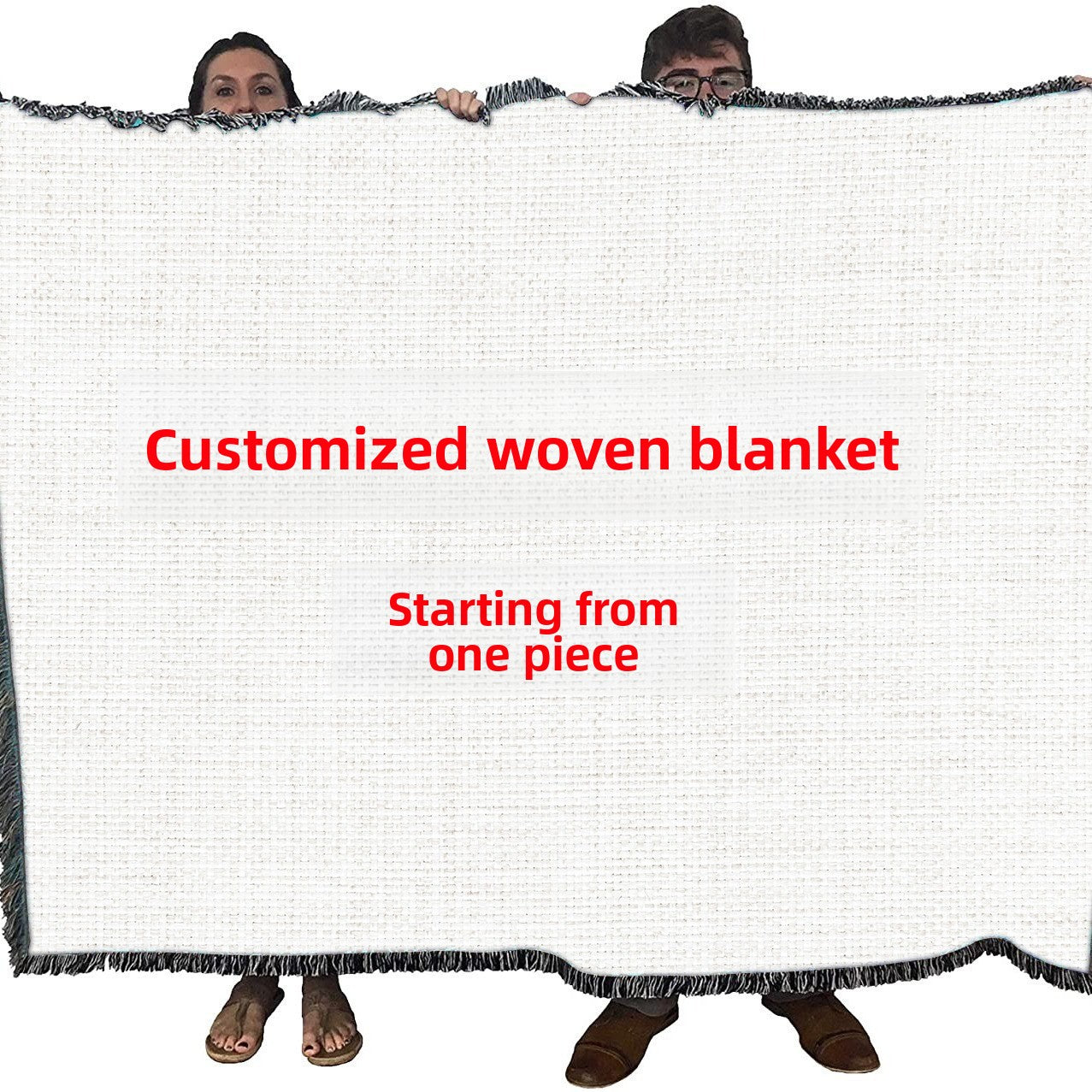 cotton woven blanket