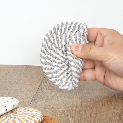 Cotton Woven Round Heat Insulation Coaster Placemat