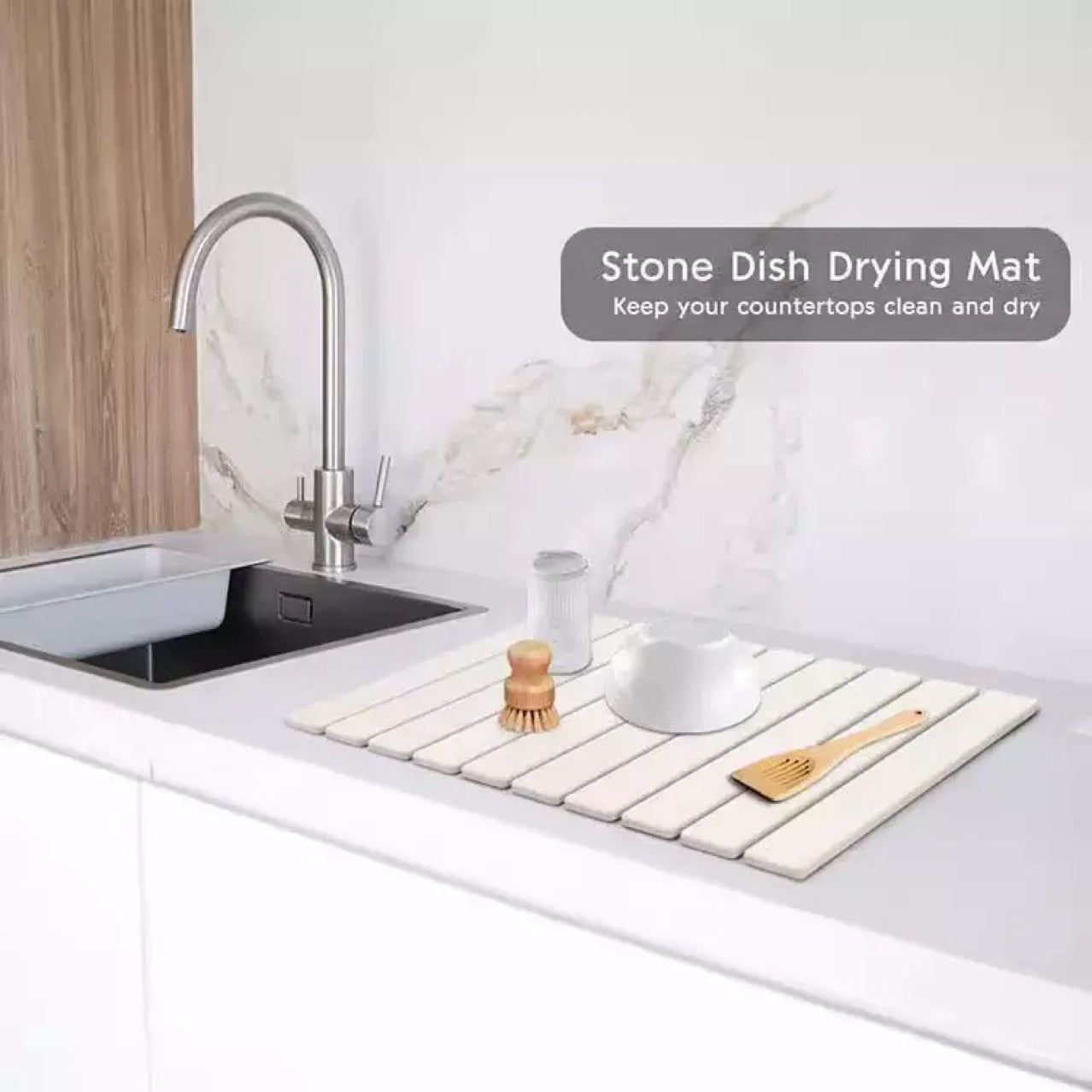 Countertop absorbent pad