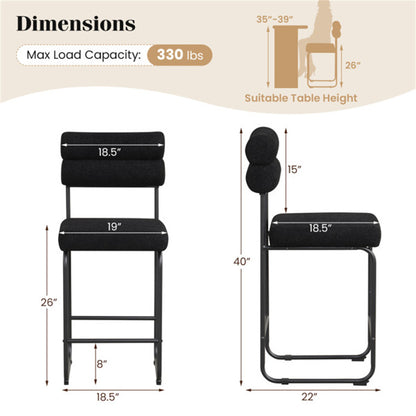 Countertop bar stool
