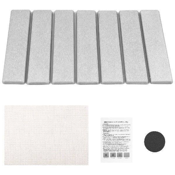 Countertop draining mat