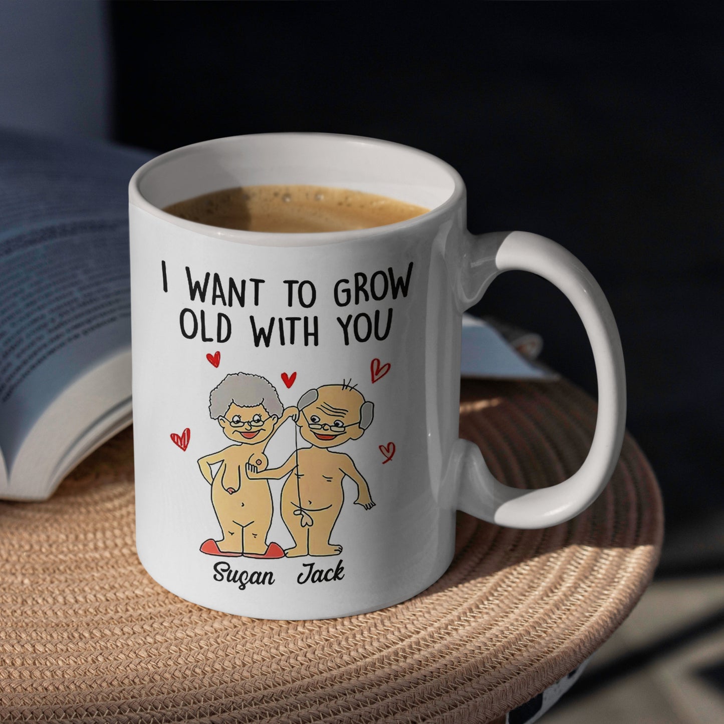 Couple ceramic mug
