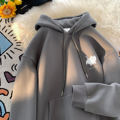 Couple hooded sweatshirt
