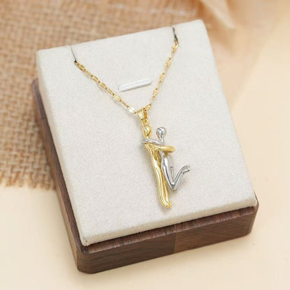 Couple Hugging Pendant