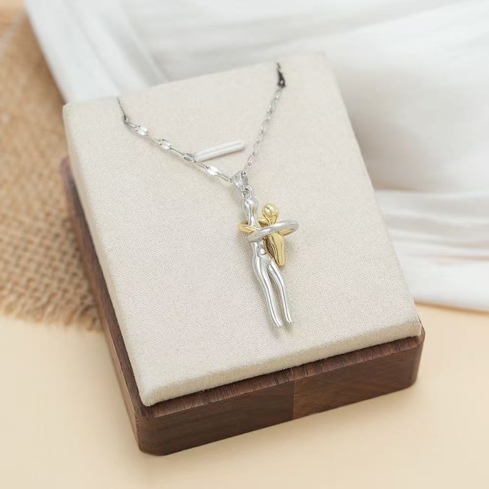 Couple Hugging Pendant