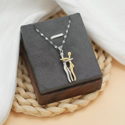 Couple Hugging Pendant