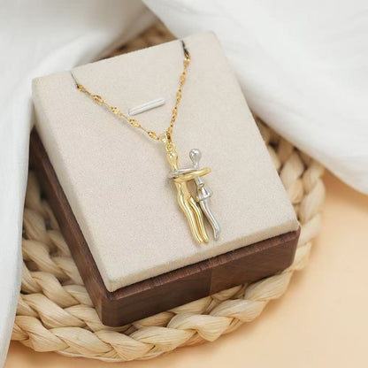 Couple Hugging Pendant
