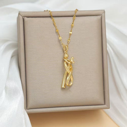 Couple Hugging Pendant