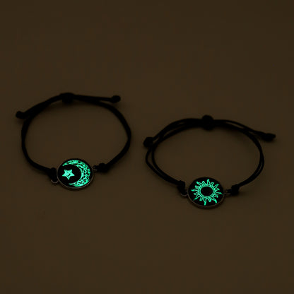 Couple's luminous bracelet