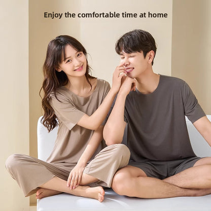 Couple’s viscose loungewear