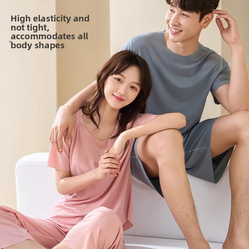 Couple’s viscose loungewear