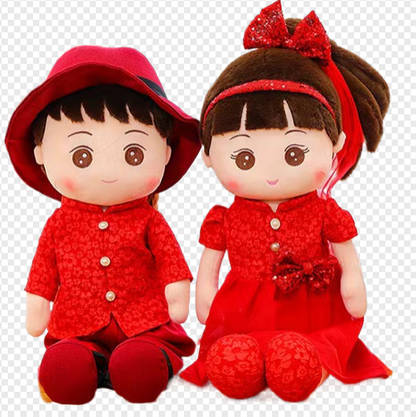 Couple Wedding Plush Dolls