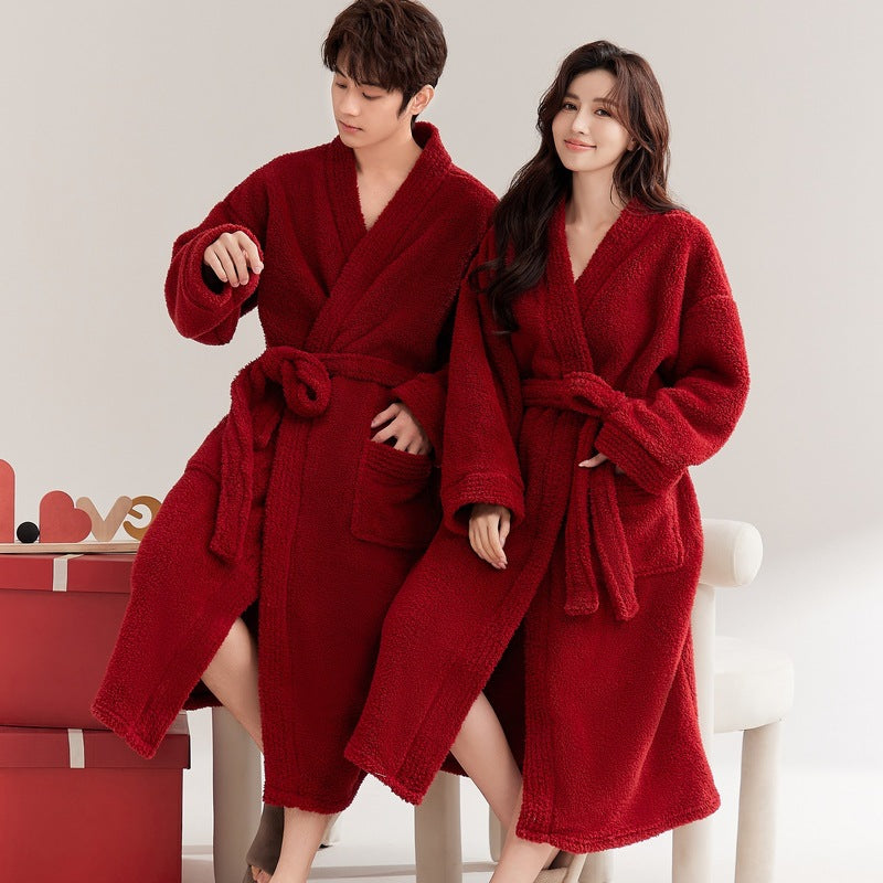 Couples Bathrobe Sleepwear