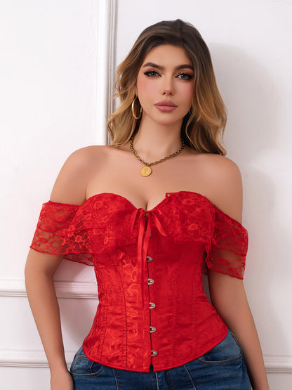 Court corset with lace for a sexy look