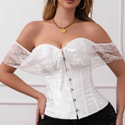Court corset with lace for a sexy look
