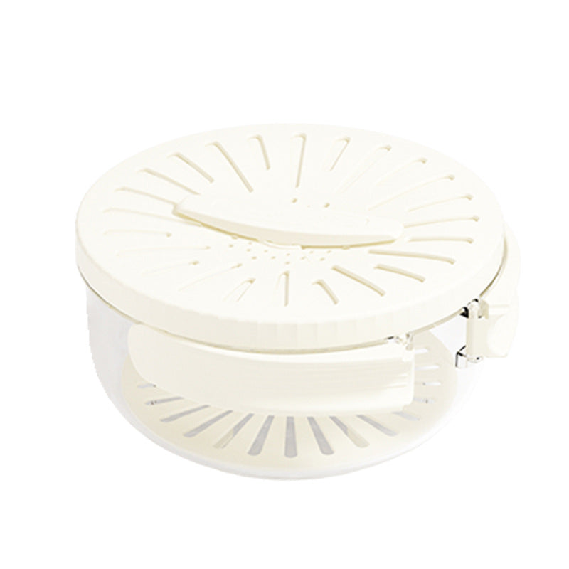 Covered draining basket