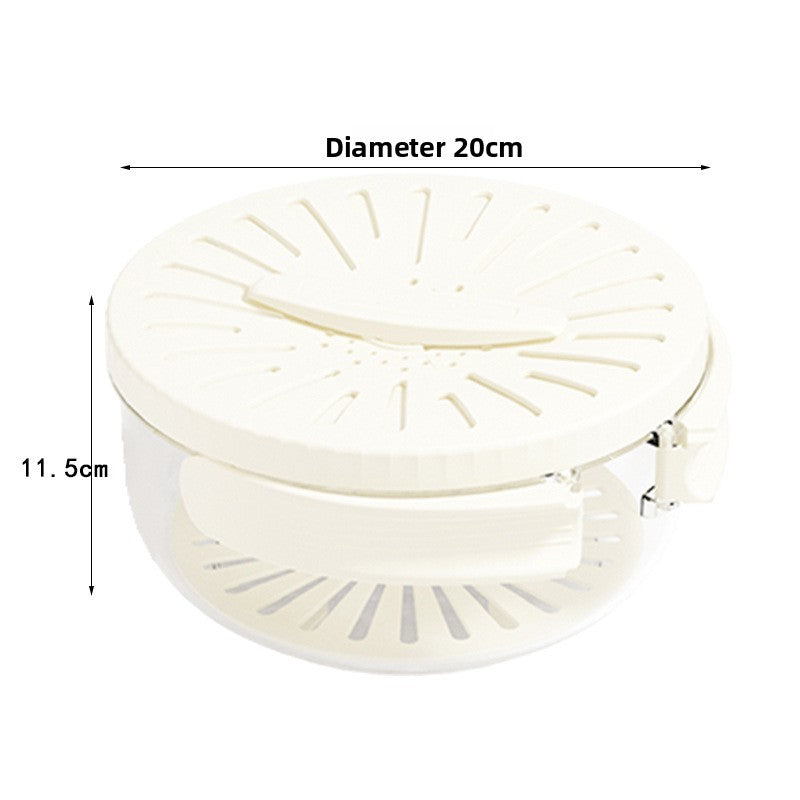 Covered draining basket