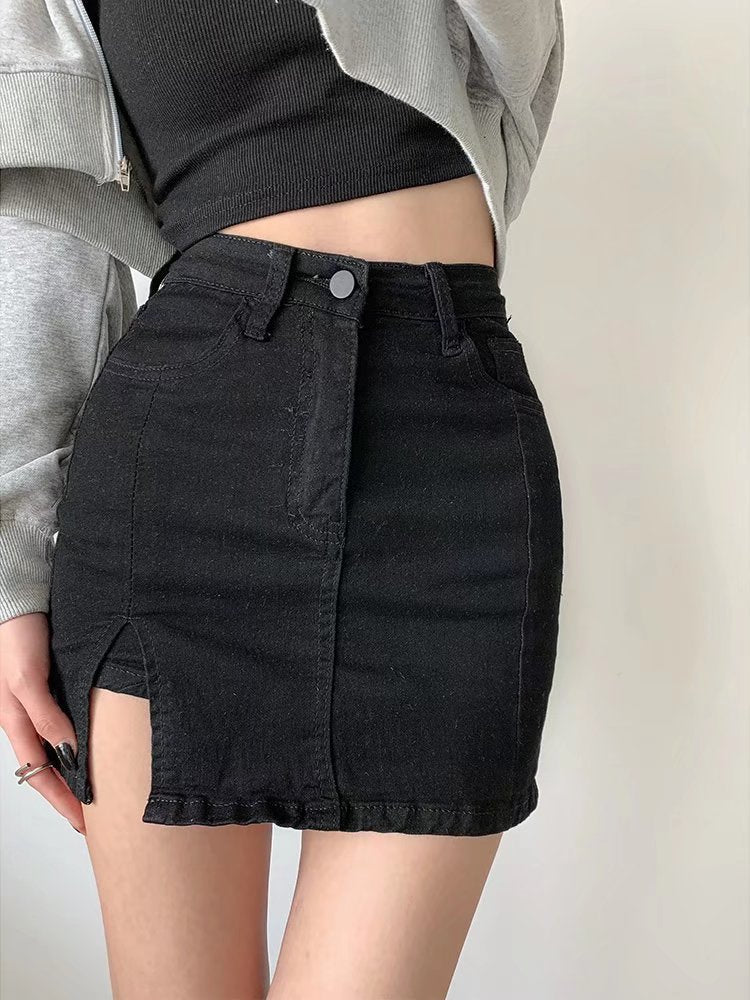 Cowboy half-length skirt