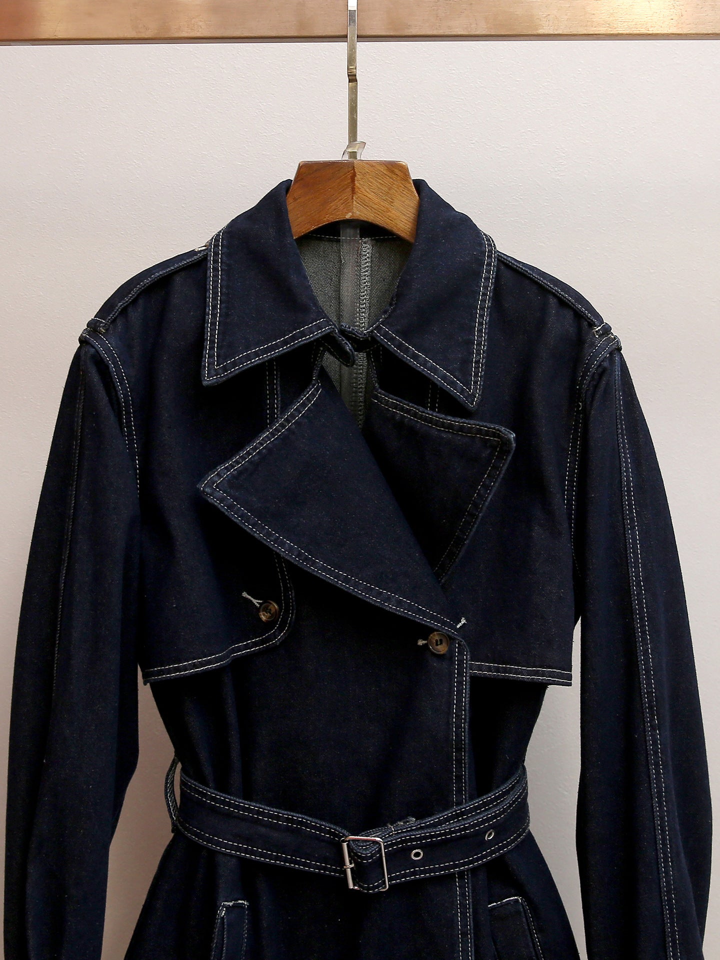 Cowboy-style trench coat