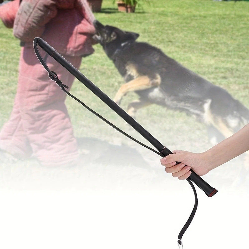 Cowhide Dog Training Whip