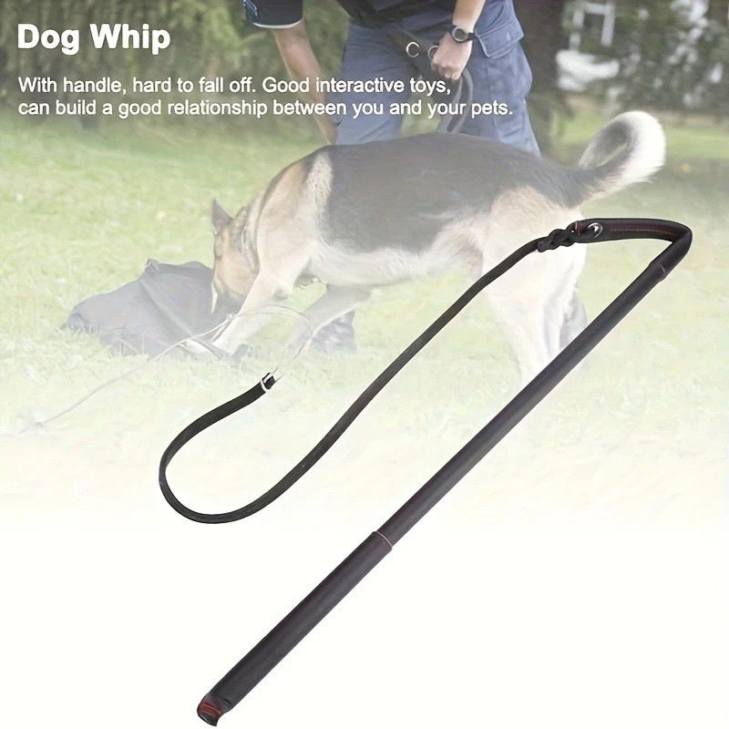 Cowhide Dog Training Whip