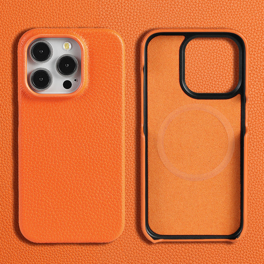 Cowhide Magnetic Protective Cover