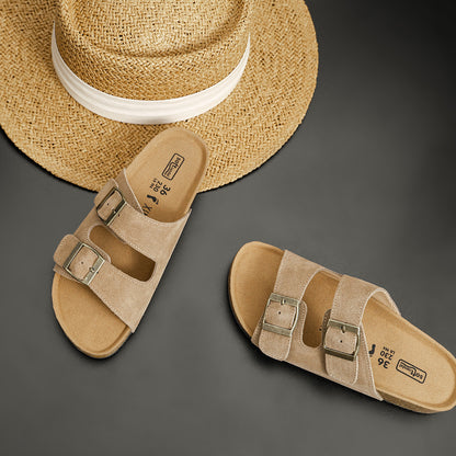 Cowhide Slippers