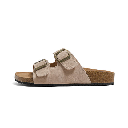 Cowhide Slippers