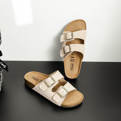 Cowhide Slippers