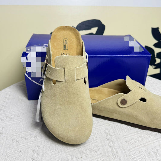 Cowhide Slippers