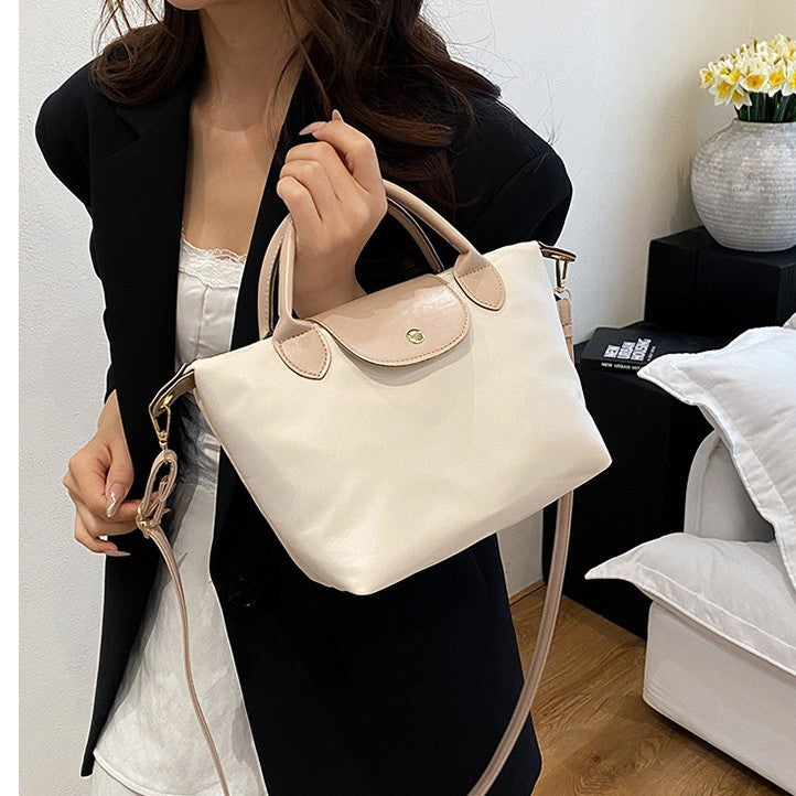 Cowhide tote bag