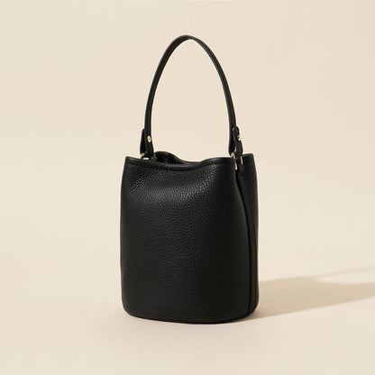 Cowhide Water Bucket Bag