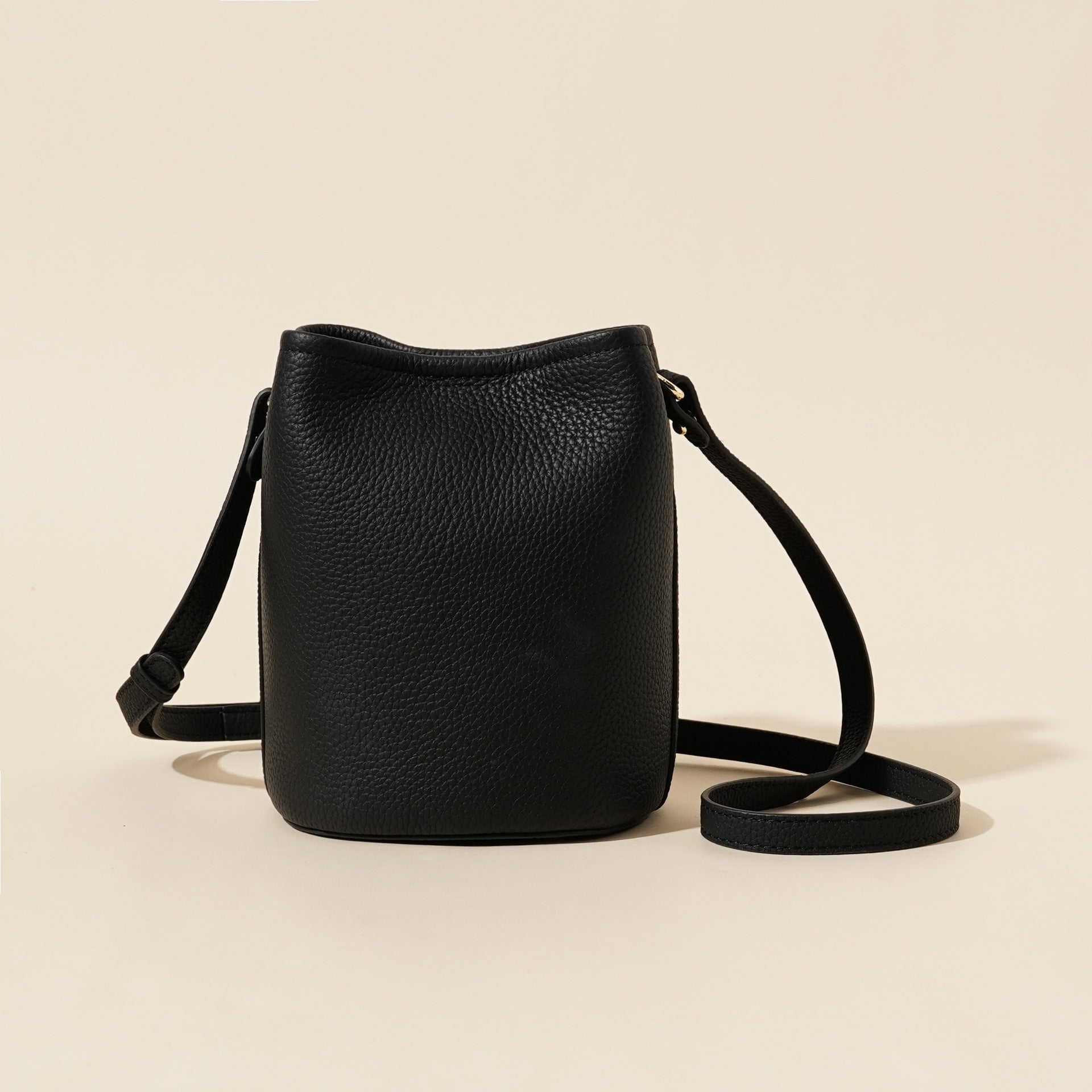 Cowhide Water Bucket Bag