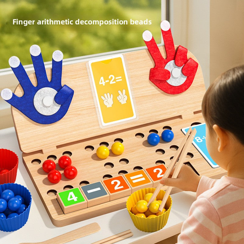 Cpcce Kidsren's Montessori Early Education Finger Arithmetic Games