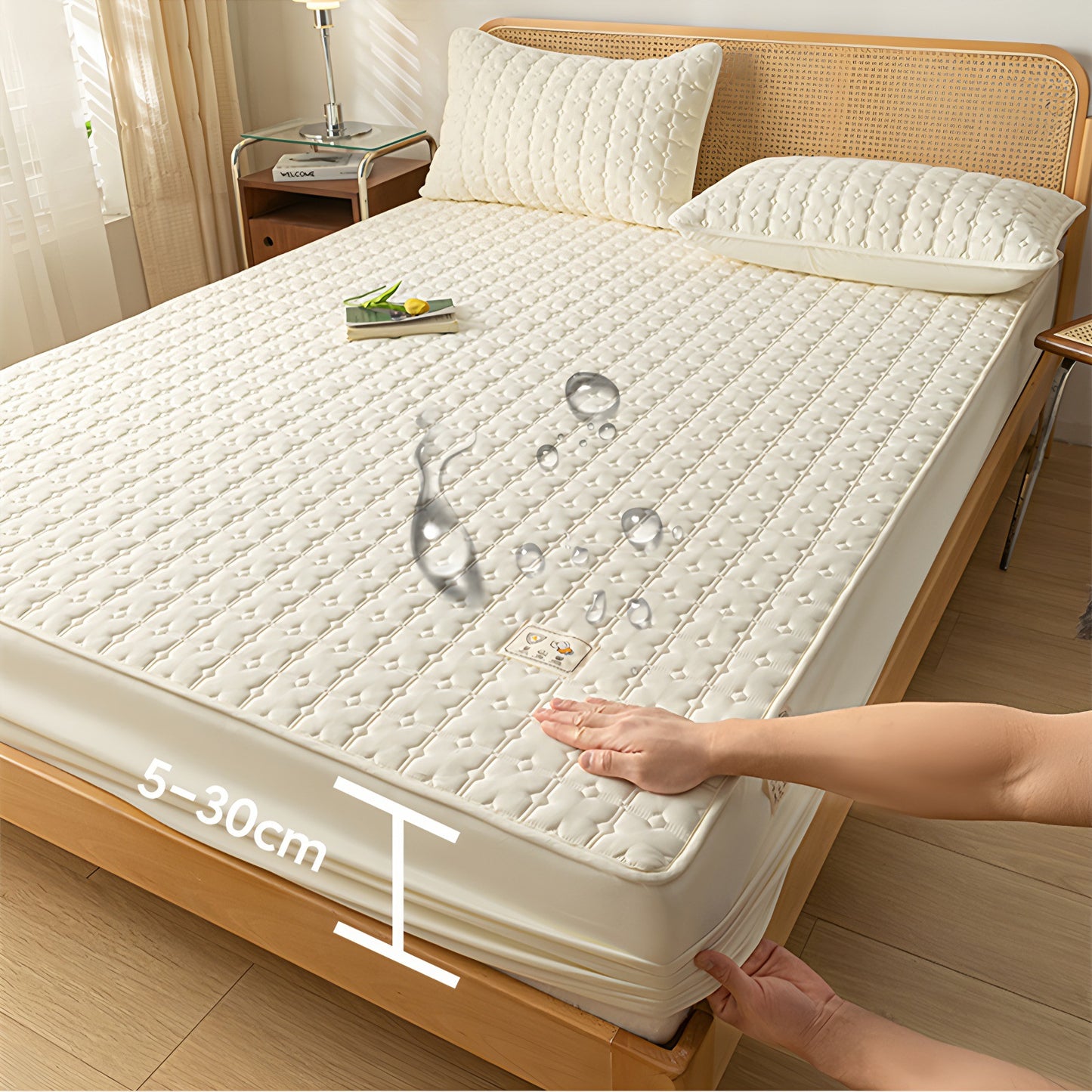 Cradle-style bed cover, baby-safe bed sheet