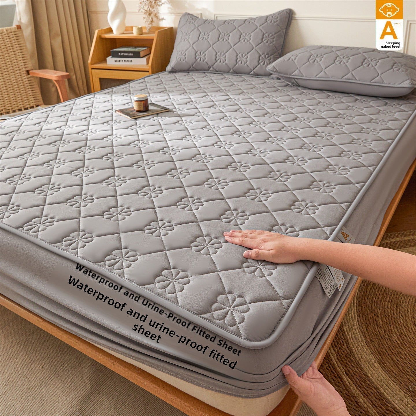 Cradle-style bed cover, baby-safe bed sheet