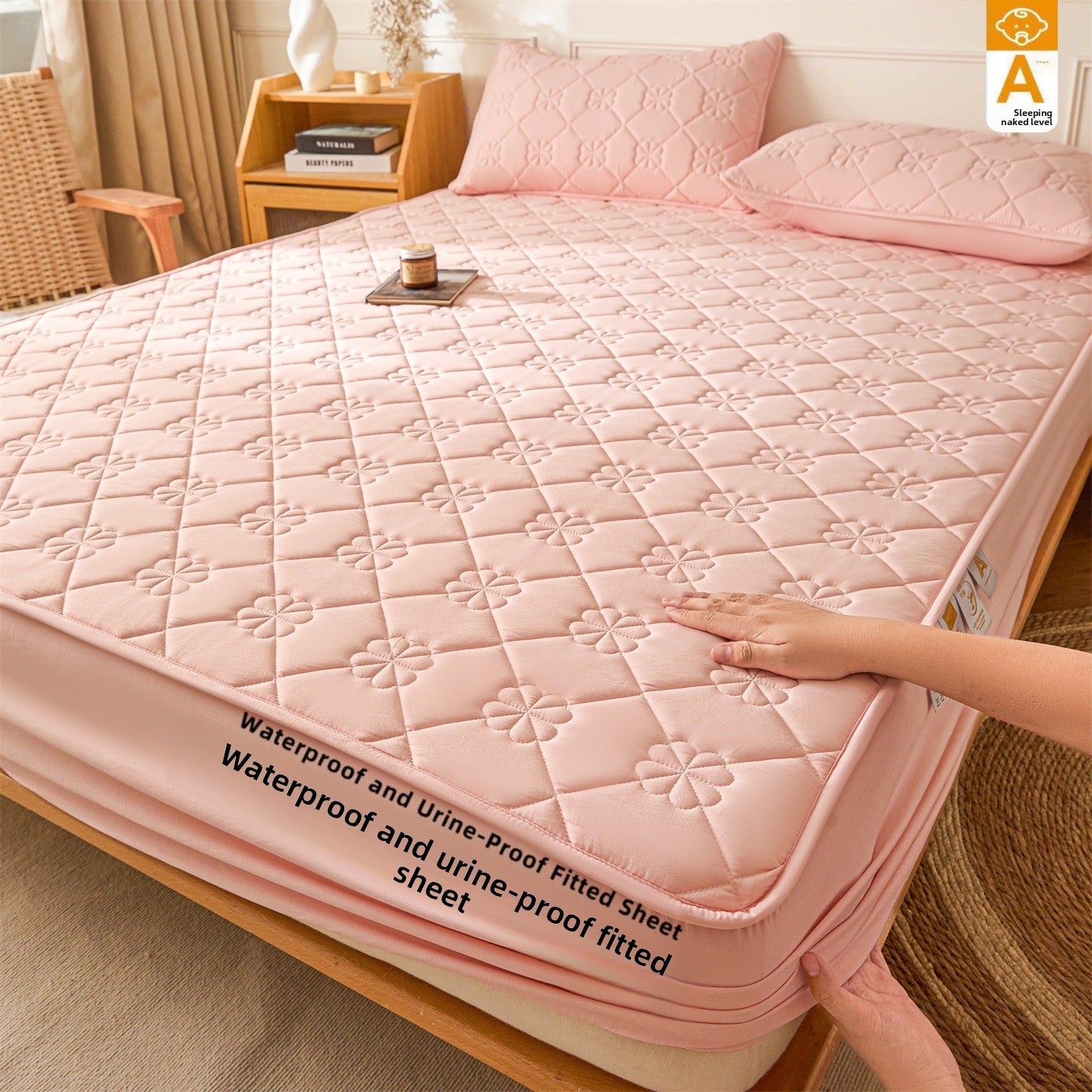 Cradle-style bed cover, baby-safe bed sheet