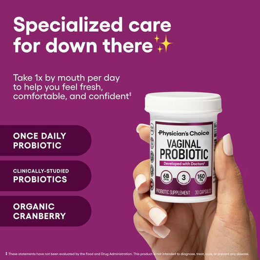 Cranberry capsules balance probiotics