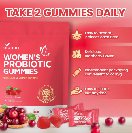 Cranberry Probiotic Gummies