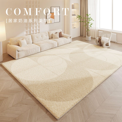 Cream Style Soft Polyester Carpet for Living Room