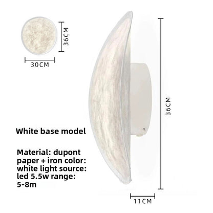 Cream wind wall lamp