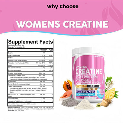 Creatine Monohydrate Fitness Powder