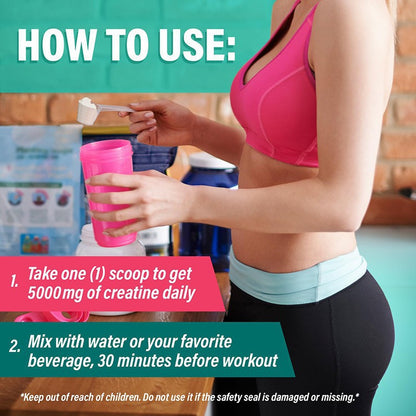 Creatine Monohydrate Powder Supplement
