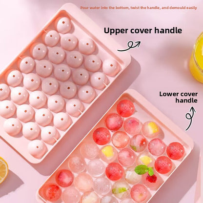 Creative 33-compartment ice puck mold