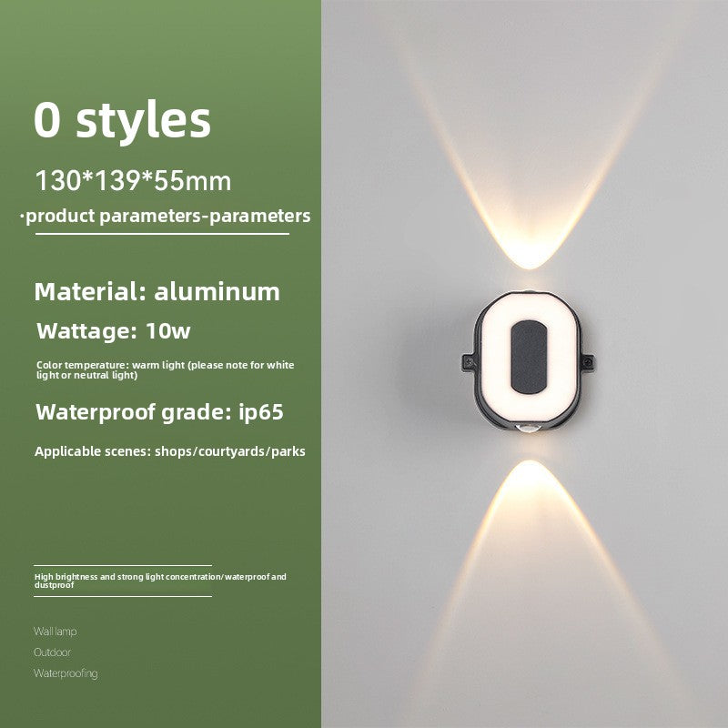 Creative Alphabet LED Wall Light
