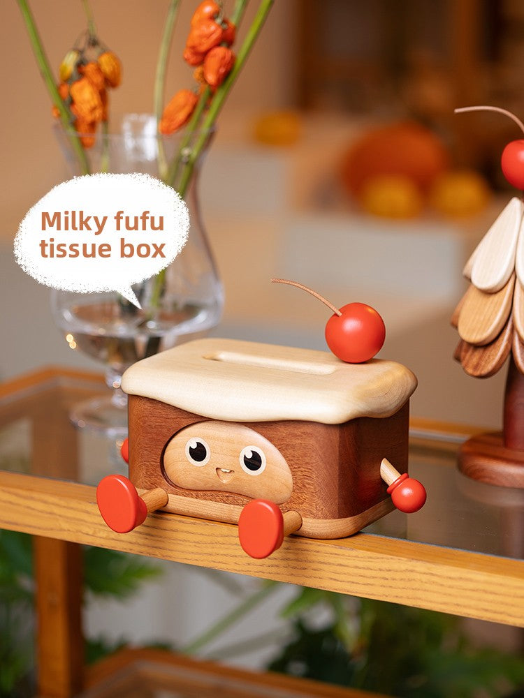 Creative Animal Shape Tissue Box with Phone Holder