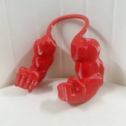 Creative arm-mounted pet prop